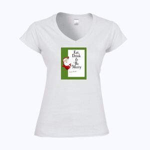 Softstyle™ women's v-neck t-shirt Thumbnail