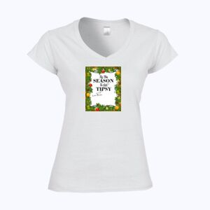 Softstyle™ women's v-neck t-shirt Thumbnail