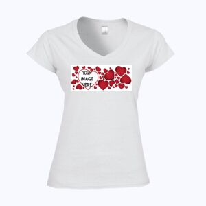 Softstyle™ women's v-neck t-shirt Thumbnail