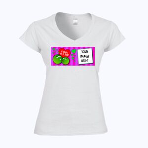 Softstyle™ women's v-neck t-shirt Thumbnail