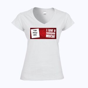 Softstyle™ women's v-neck t-shirt Thumbnail