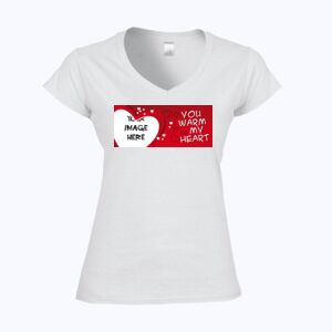 Softstyle™ women's v-neck t-shirt Thumbnail