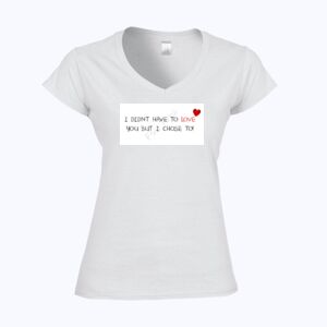 Softstyle™ women's v-neck t-shirt Thumbnail