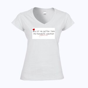 Softstyle™ women's v-neck t-shirt Thumbnail
