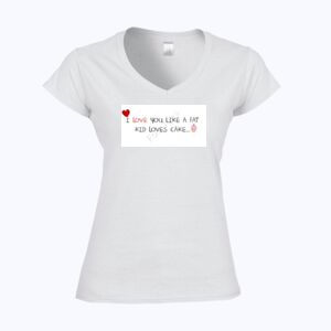Softstyle™ women's v-neck t-shirt Thumbnail