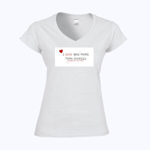 Softstyle™ women's v-neck t-shirt Thumbnail