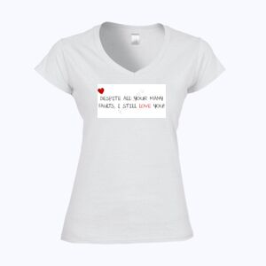 Softstyle™ women's v-neck t-shirt Thumbnail