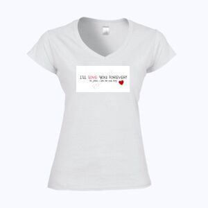 Softstyle™ women's v-neck t-shirt Thumbnail