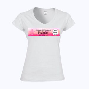 Softstyle™ women's v-neck t-shirt Thumbnail