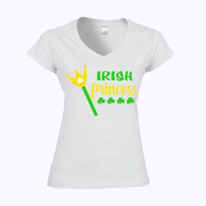 Softstyle™ women's v-neck t-shirt Thumbnail