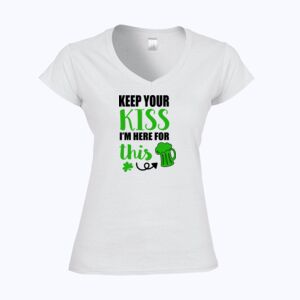 Softstyle™ women's v-neck t-shirt Thumbnail