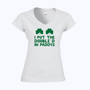 Softstyle™ women's v-neck t-shirt Thumbnail