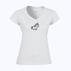 Softstyle™ women's v-neck t-shirt Thumbnail