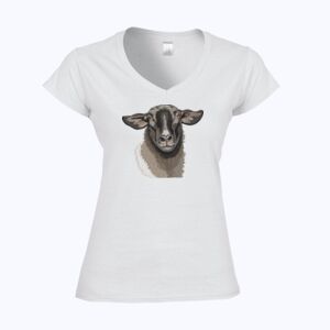 Softstyle™ women's v-neck t-shirt Thumbnail