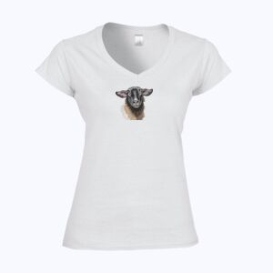 Softstyle™ women's v-neck t-shirt Thumbnail