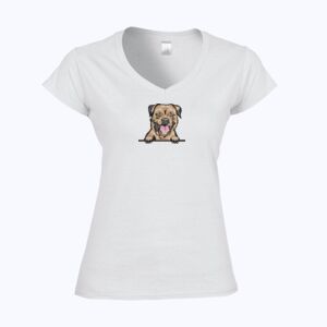 Softstyle™ women's v-neck t-shirt Thumbnail