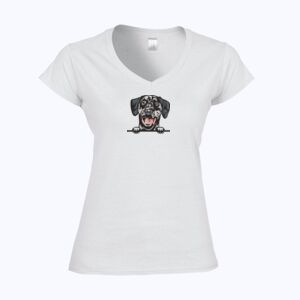 Softstyle™ women's v-neck t-shirt Thumbnail