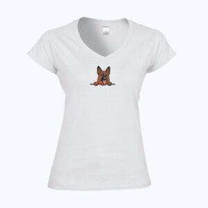 Softstyle™ women's v-neck t-shirt Thumbnail