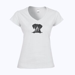 Softstyle™ women's v-neck t-shirt Thumbnail