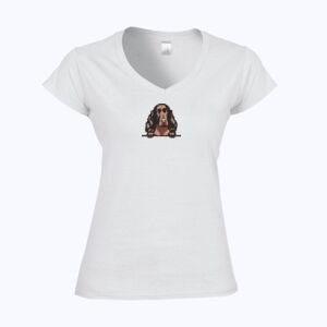 Softstyle™ women's v-neck t-shirt Thumbnail