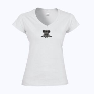 Softstyle™ women's v-neck t-shirt Thumbnail