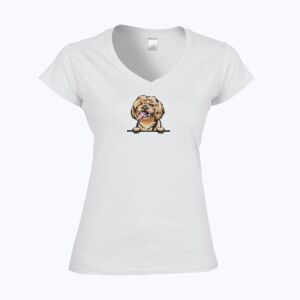 Softstyle™ women's v-neck t-shirt Thumbnail