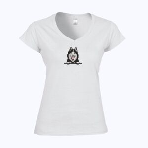 Softstyle™ women's v-neck t-shirt Thumbnail