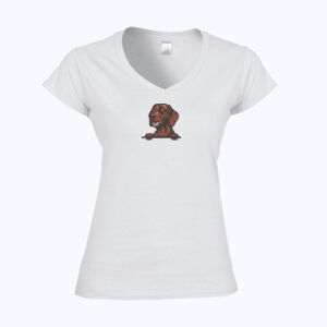 Softstyle™ women's v-neck t-shirt Thumbnail