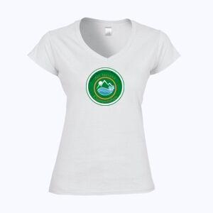 Softstyle™ women's v-neck t-shirt Thumbnail