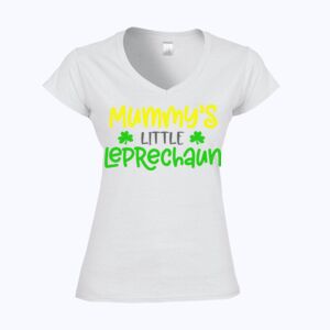 Softstyle™ women's v-neck t-shirt Thumbnail