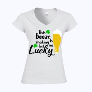Softstyle™ women's v-neck t-shirt Thumbnail