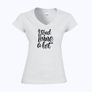 Softstyle™ women's v-neck t-shirt Thumbnail