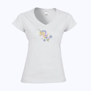 Softstyle™ women's v-neck t-shirt Thumbnail