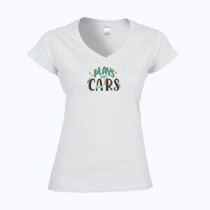 Softstyle™ women's v-neck t-shirt Thumbnail