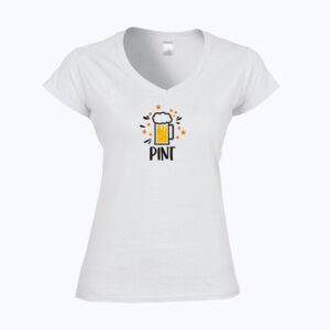 Softstyle™ women's v-neck t-shirt Thumbnail