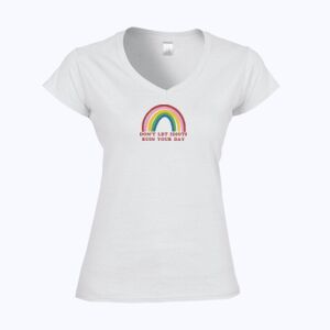 Softstyle™ women's v-neck t-shirt Thumbnail
