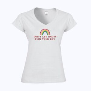 Softstyle™ women's v-neck t-shirt Thumbnail
