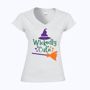 Softstyle™ women's v-neck t-shirt Thumbnail