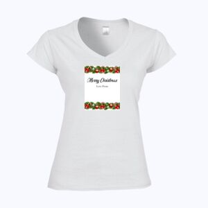 Softstyle™ women's v-neck t-shirt Thumbnail