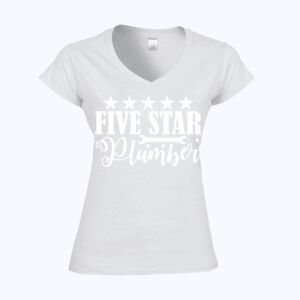 Softstyle™ women's v-neck t-shirt Thumbnail