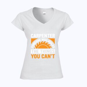 Softstyle™ women's v-neck t-shirt Thumbnail