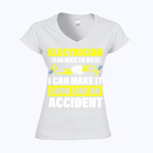 Softstyle™ women's v-neck t-shirt Thumbnail