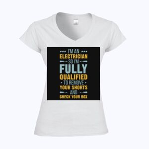 Softstyle™ women's v-neck t-shirt Thumbnail