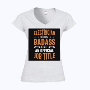 Softstyle™ women's v-neck t-shirt Thumbnail