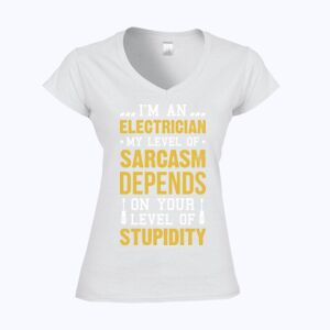 Softstyle™ women's v-neck t-shirt Thumbnail