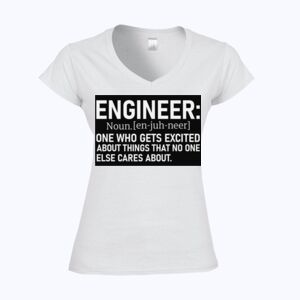 Softstyle™ women's v-neck t-shirt Thumbnail