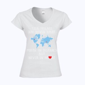 Softstyle™ women's v-neck t-shirt Thumbnail