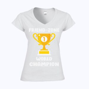 Softstyle™ women's v-neck t-shirt Thumbnail