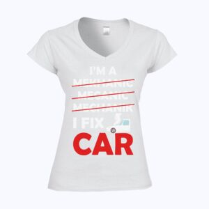 Softstyle™ women's v-neck t-shirt Thumbnail