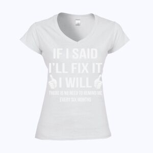 Softstyle™ women's v-neck t-shirt Thumbnail